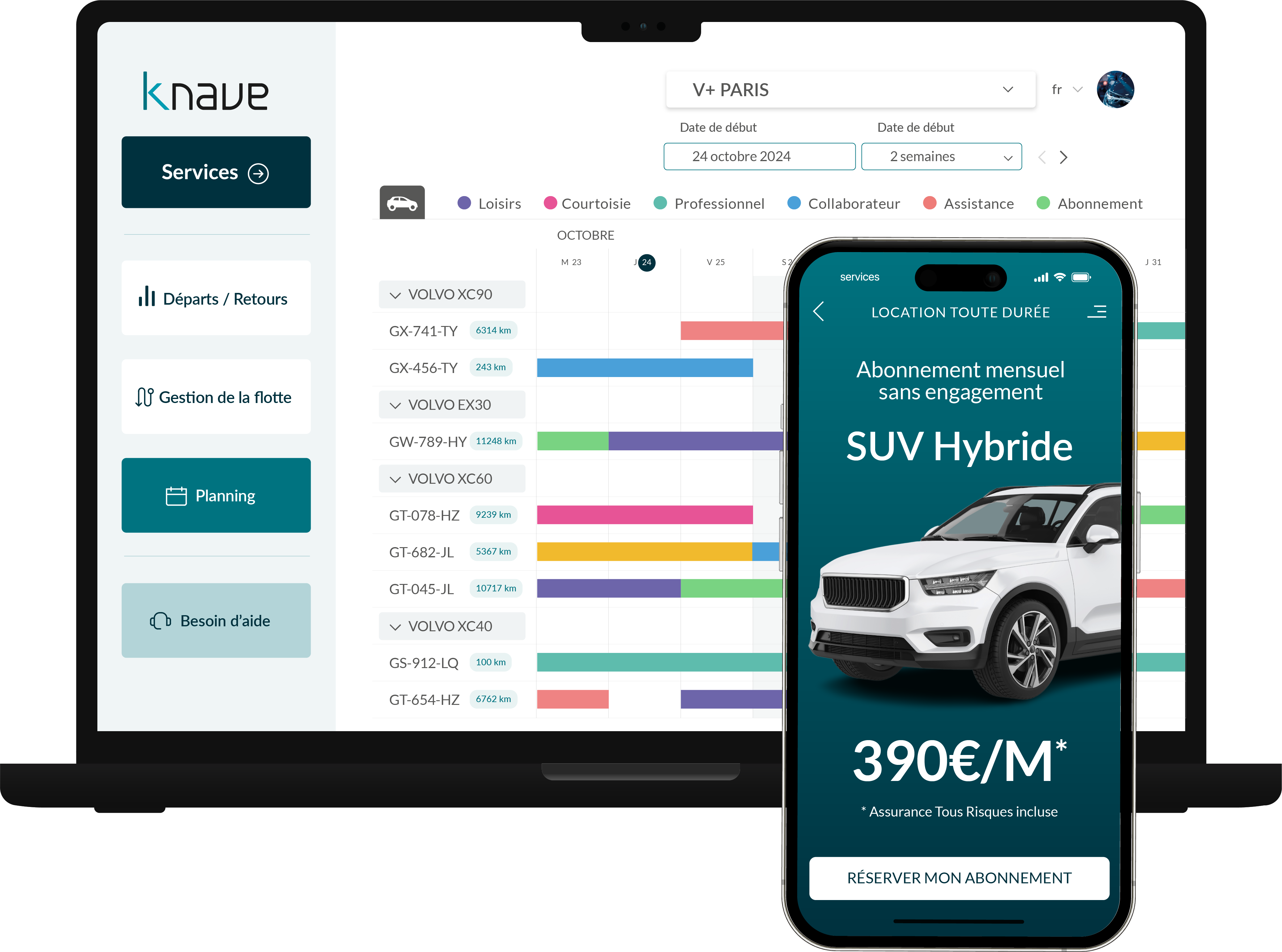 KNAVE MOBILITY - Services de mobilité en marque blanche